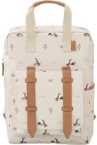 Fresk Grote Rugzak voor kinderen 5-7 jaar - 9,3 L - Schooltas Kind Unisex - Verstelbare Schouderbanden - Waterafstotende Rugtas - Zand - Rabbit Sandshell