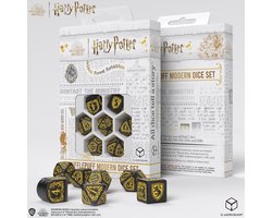Harry Potter: Hufflepuff Modern Dice Set Black (7ST) - Accessoires