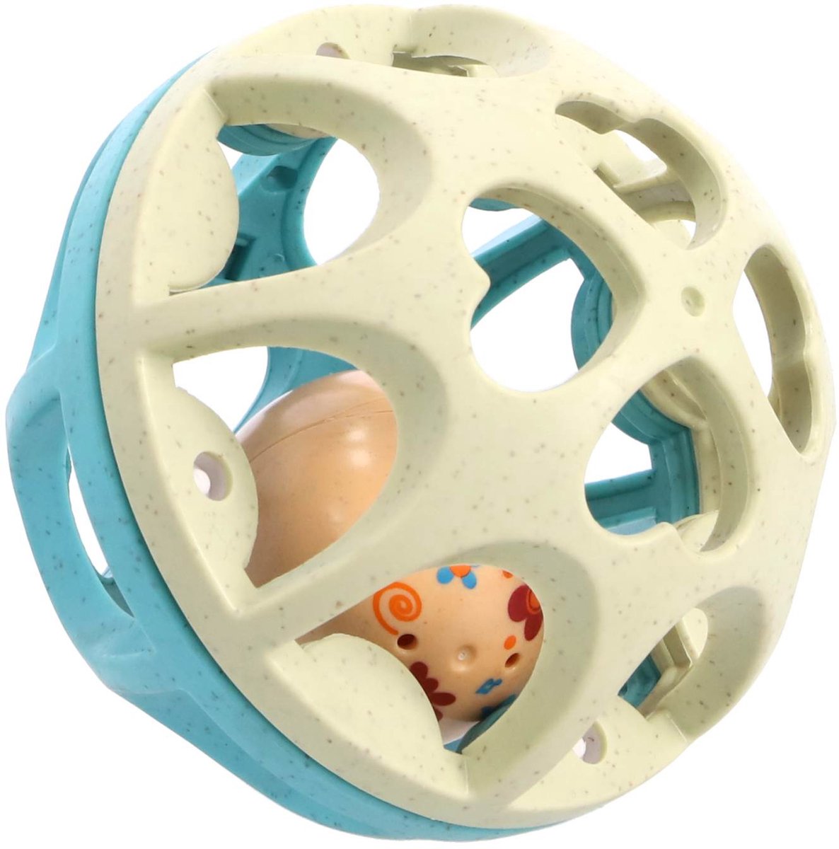 Jipy bioplastic - badspeelgoed stapeltoren, bekertjes en ratelbal - Deluxe Giftset — afbeelding 6
