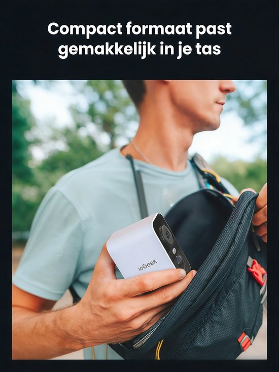 ieGeek - 4G Solar Buiten Camera met Nachtzicht en Zonnepaneel - Geen Wifi Nodig - Beveiligingscamera Draadloos Buiten - Stalcamera - Securitycamera - Magnetische Bevestiging - incl. SIM kaart - 2Stuks — afbeelding 3