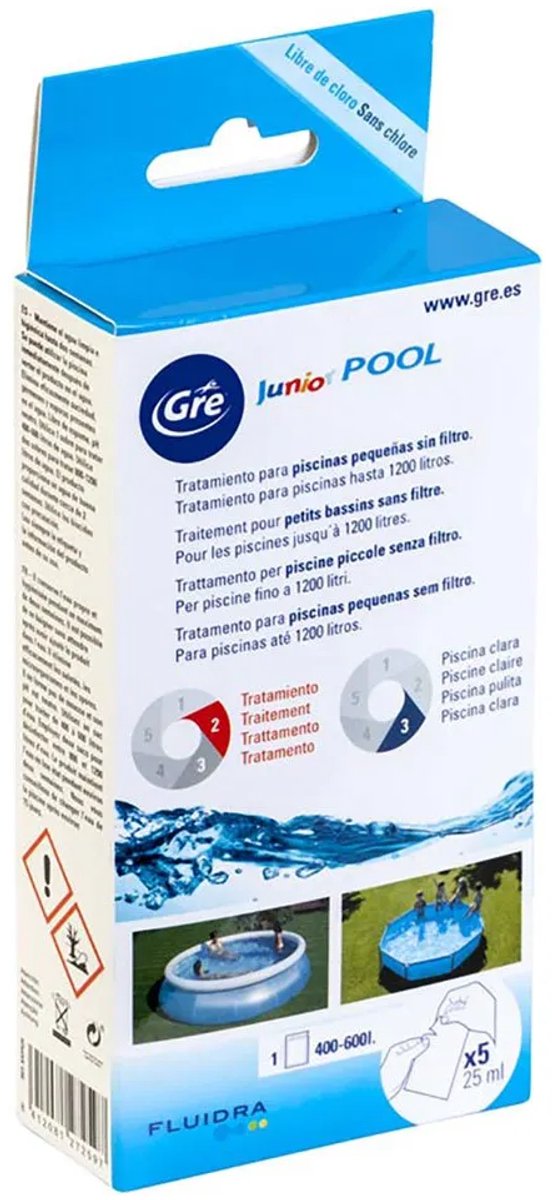 Gre Behandeling Voor Kleine Zwembaden Zonder Filter Wit