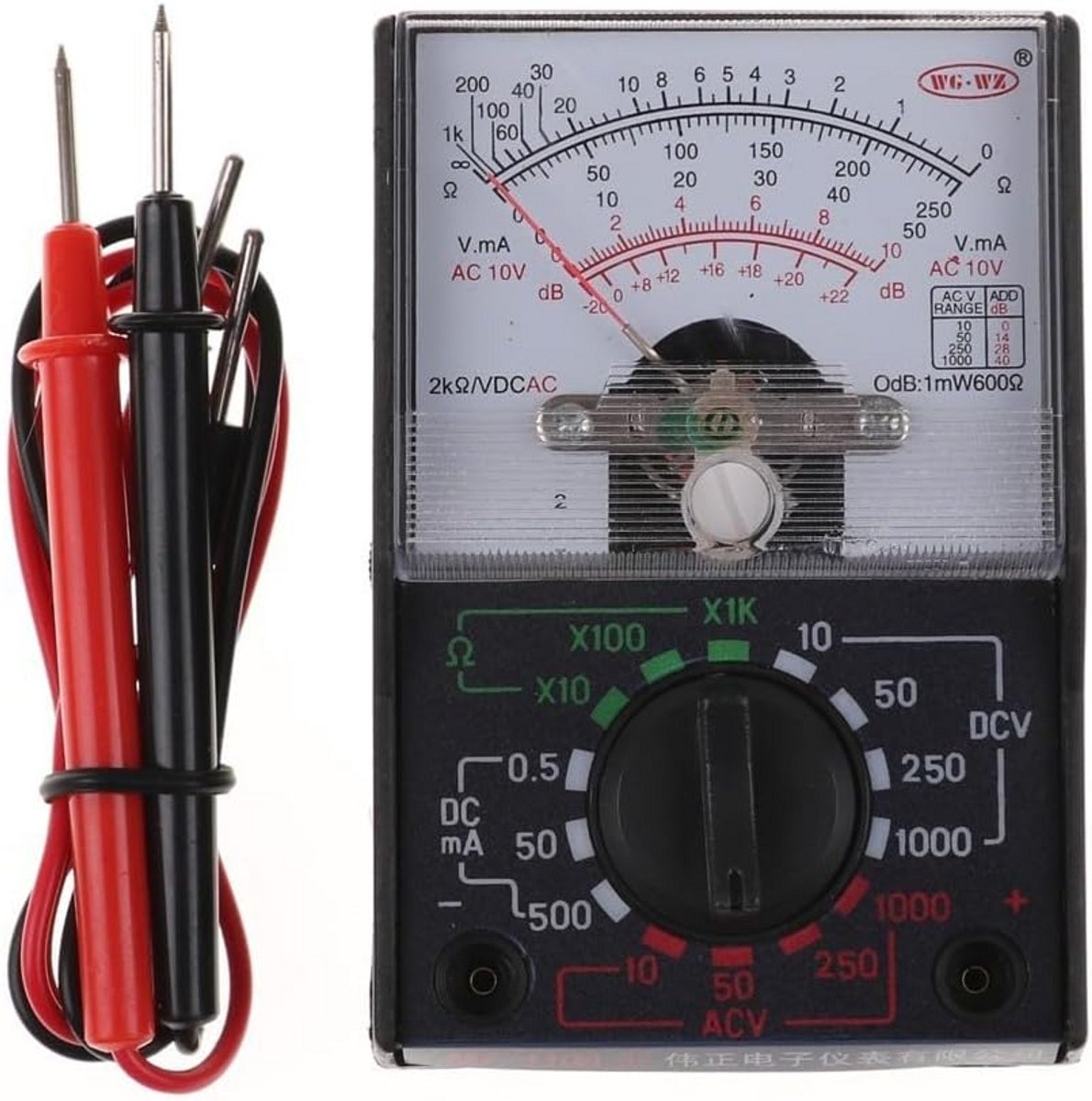 Analoge Multimeter meten DC AC Spanning Stroom Weerstand - Universele Tester