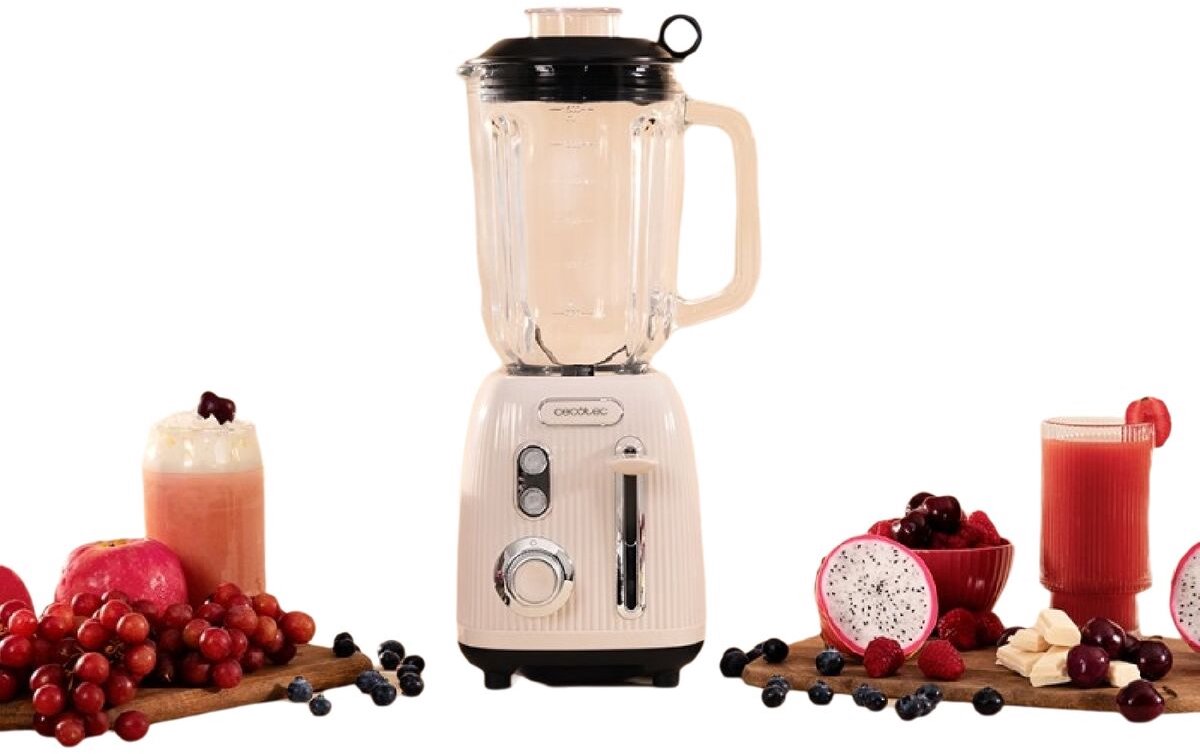 Mixer Cecotec Power Black Titanium RetroBeige Beige