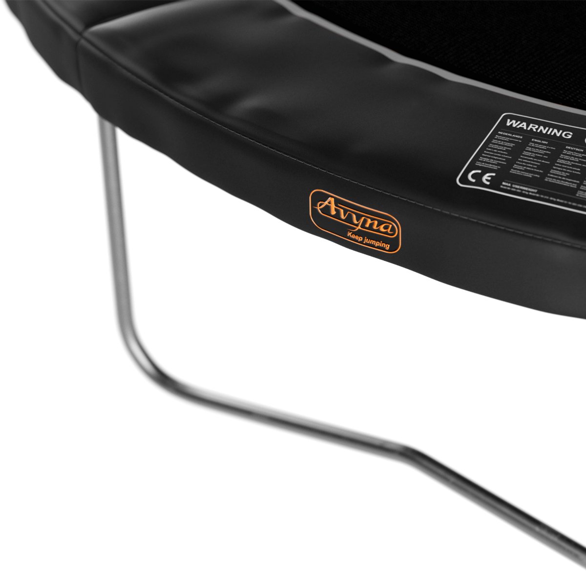 Trampoline Rand Avyna Opbouw Ø365 cm – Zwart – Rond – Origineel Vervangingsonderdeel – Voor Avyna Trampolines
