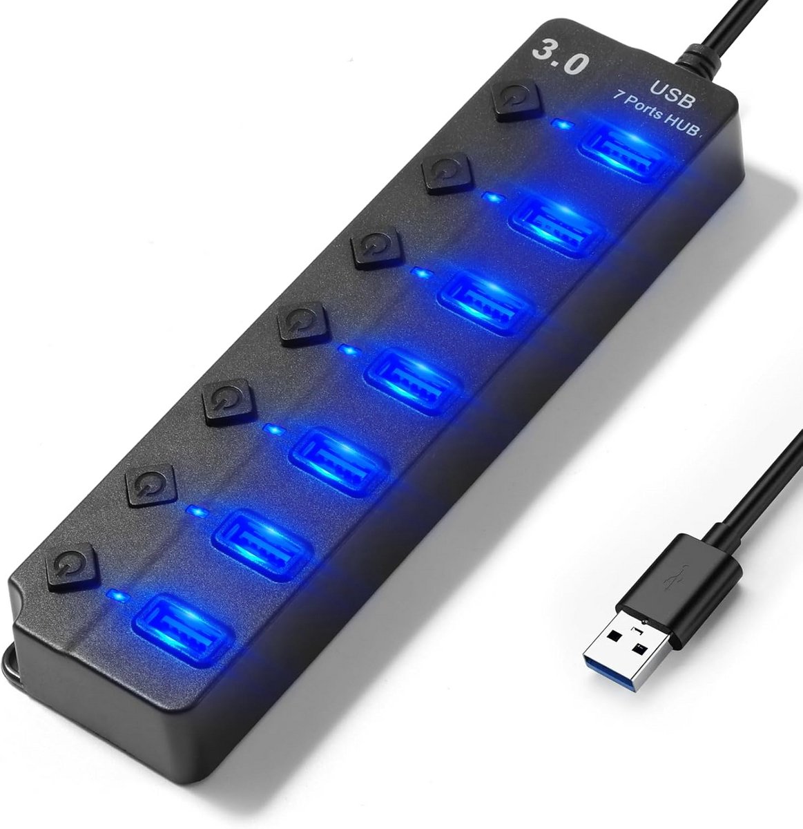 USB 3.0 Hub met Meerdere Poorten - Snelle Dataoverdracht