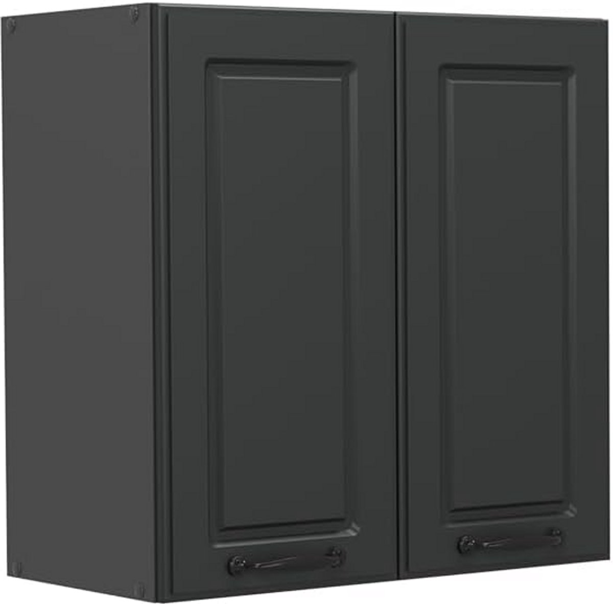 Wandkast Keuken Hangkast 60 cm Antraciet Modern met 2 Deuren