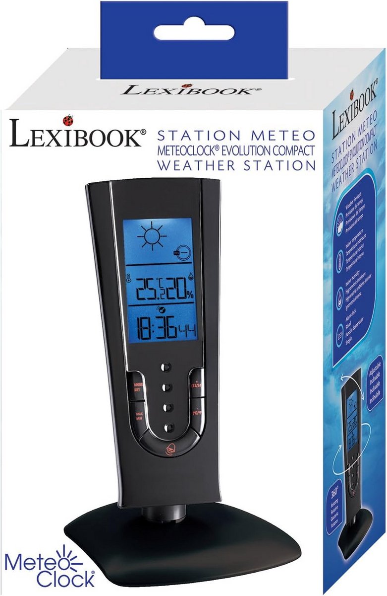 Digitale Weerstation met Luchtvochtigheid, Temperatuur en Barometer