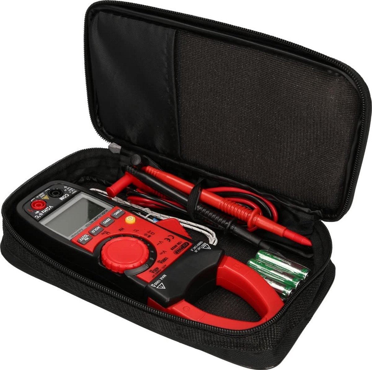 Digitale Ampèremeter Set 3-Delig voor Meting tot 1000A