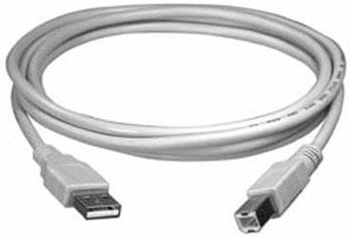 High Speed USB 2.0 Printerkabel A naar B - 4.5 Meter Wit