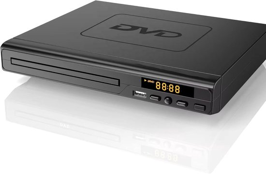 DVD-Speler voor TV met HDMI en USB - CD/DVD/MP3 Speler met Afstandsbediening - Inclusief HDMI- en AV-Kabels - Compacte Mediaspeler — afbeelding 5