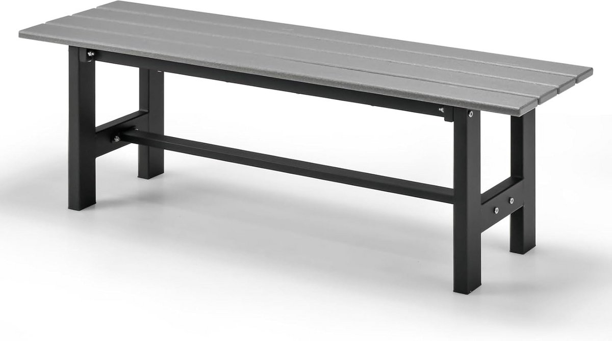 Weerbestendige Tuinbank Metaal voor Buiten - 120 cm Breed - 300 kg Draagvermogen