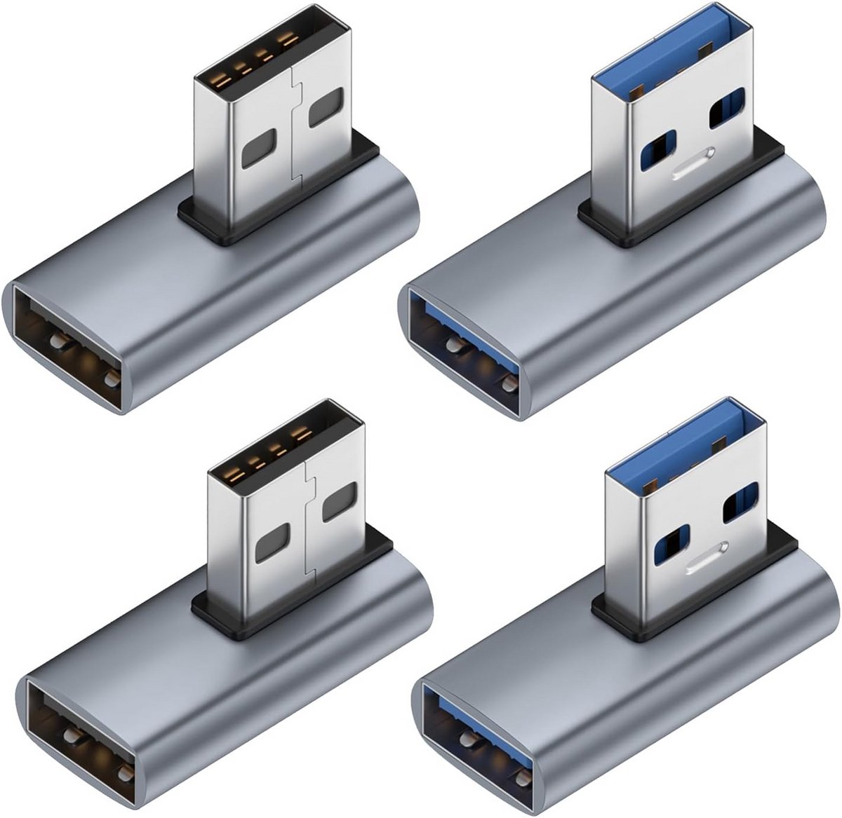 90 Graden USB A Adapter Man naar Vrouw Hoekstuk voor PC en Laptop