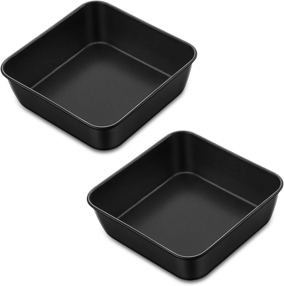Set van 2 Vierkante Ovenschalen met Antiaanbaklaag - Ideaal voor Brownies, Lasagne en Cake