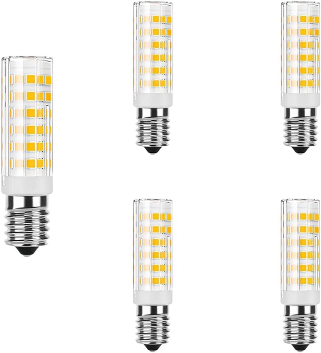 E14 LED Kaarslampen 7W Warm Wit - Energiezuinige Vervanging voor 70W Gloeilampen (5 stuks)