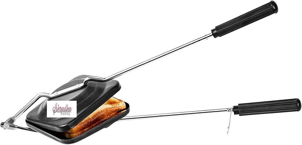 Draagbare Gas Sandwich Toaster en Grill - Non-stick Broodmaker voor Warme Broodjes