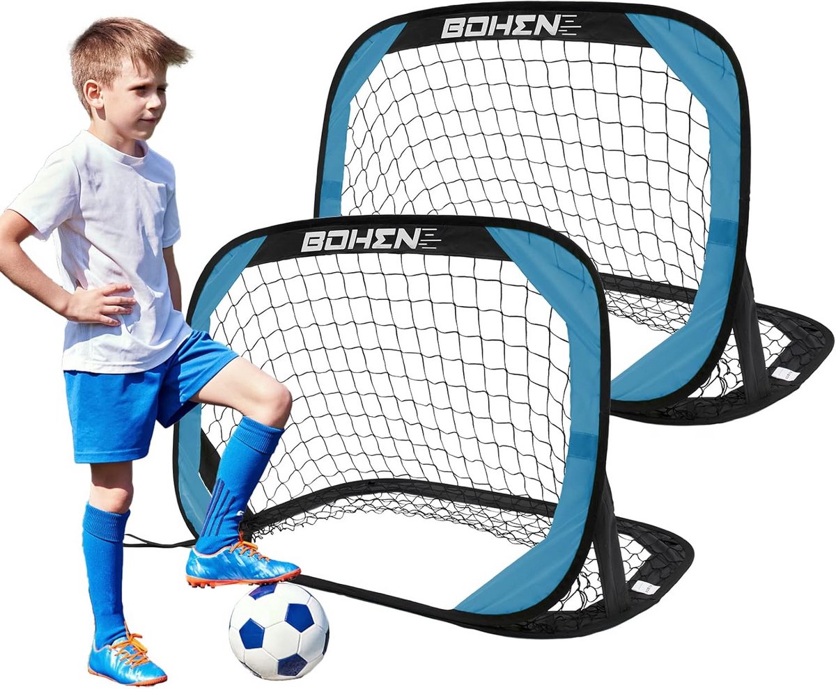 Draagbaar Pop-up Voetbaldoel voor Kinderen - Snel Opzetten voor Buiten en Achtertuin