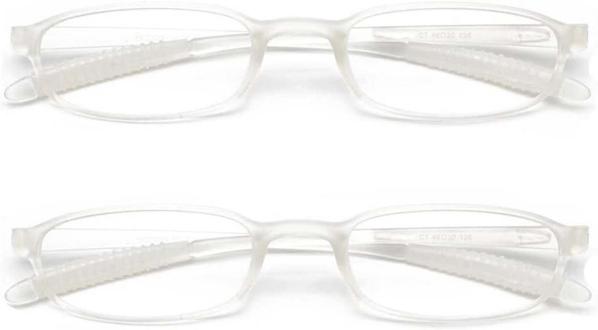 Lichtgewicht Leesbril met Blauwlichtfilter voor Comfort en Draagbaarheid (2 Stuks)