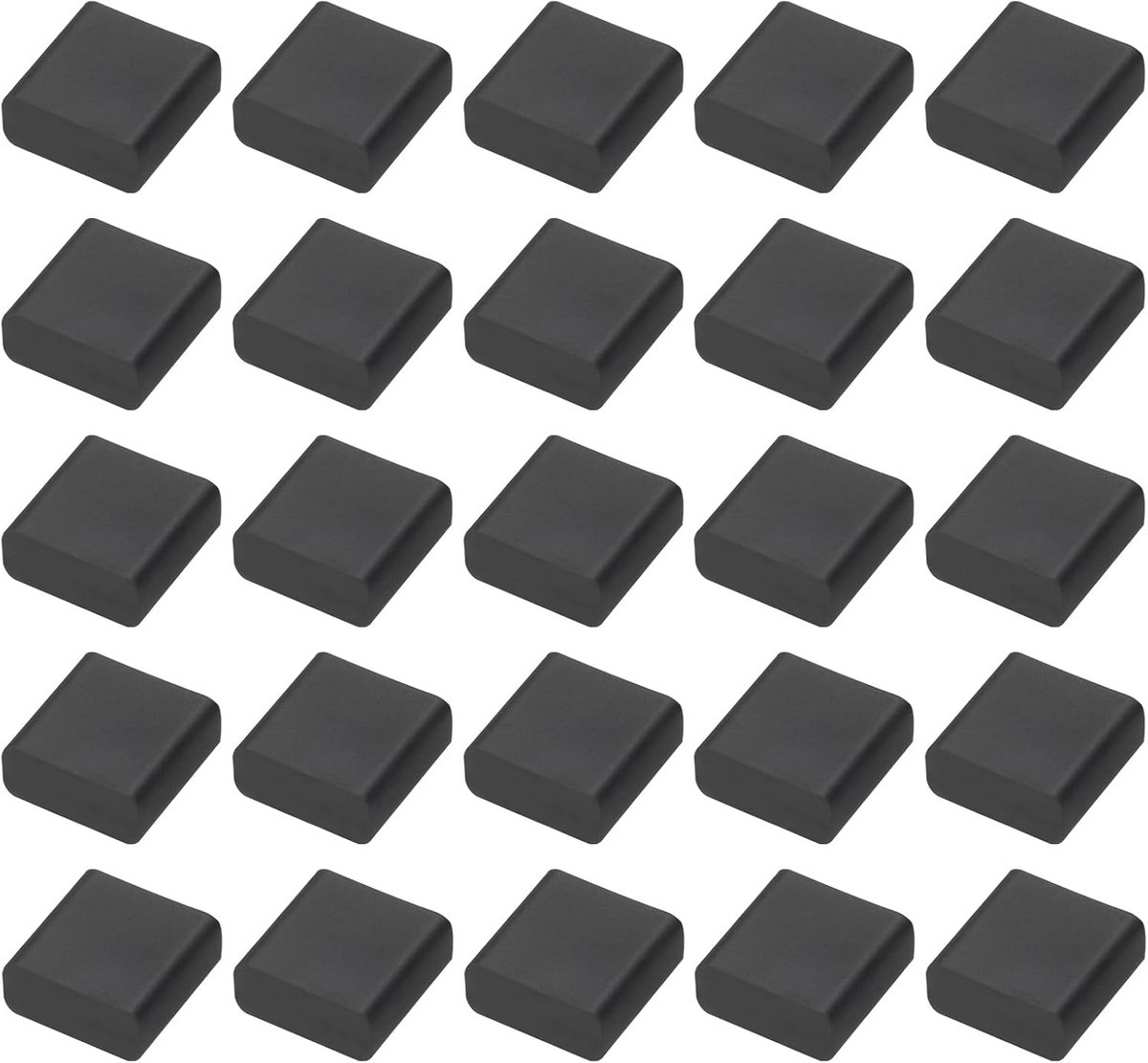 60x Stofpluggen USB Poort Beschermers Zwart Siliconen voor Laptop en PC