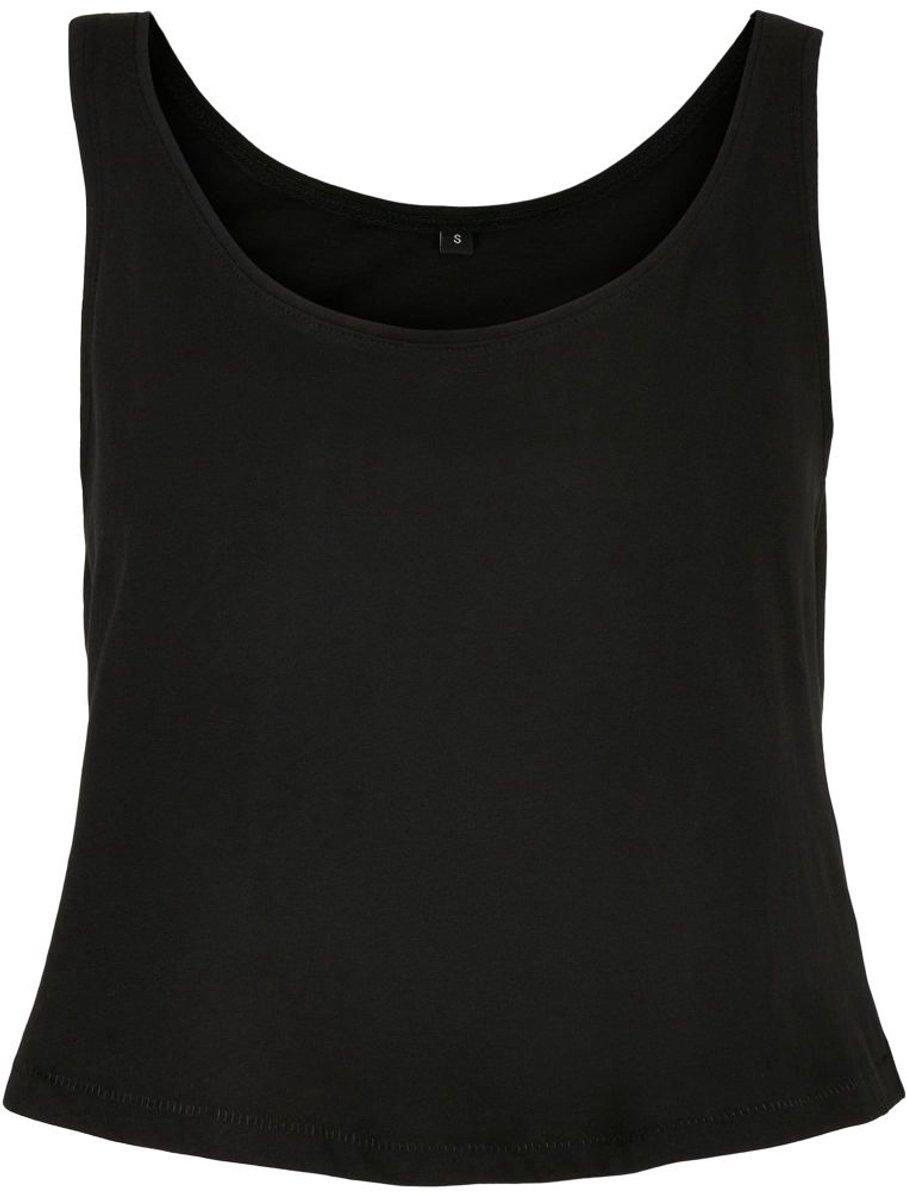 Build Your Brand - Oversized Dames Tanktop - Black maat XXL