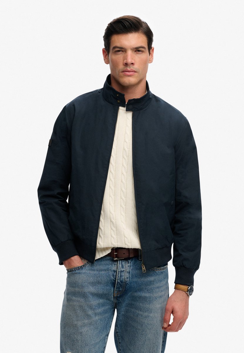 Superdry CLASSIC HARRINGTON JACKET Marineblauw