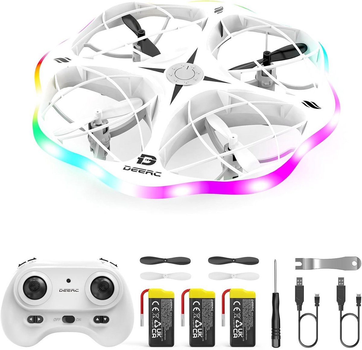 Mini Drone voor Kinderen met Obstakelvermijding en 3 Accu's