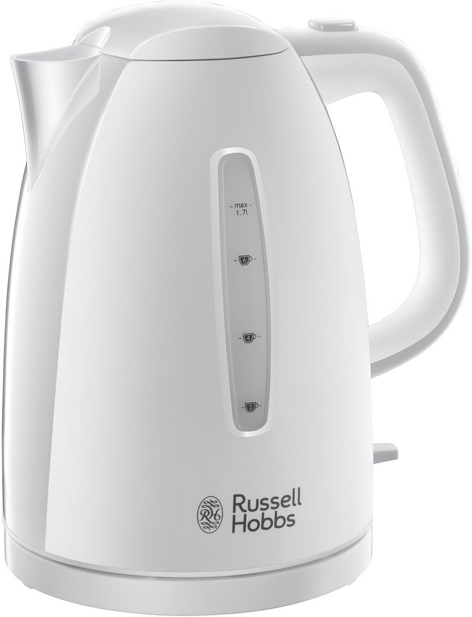 Waterkoker 1,7 Liter 3000W Snelkookfunctie Wit