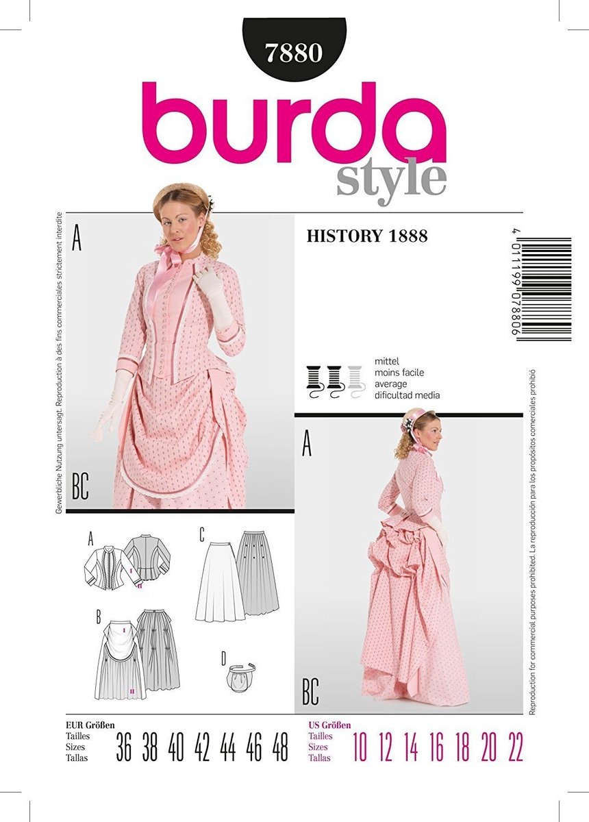 Naaipatroon Historische Jurk Dames