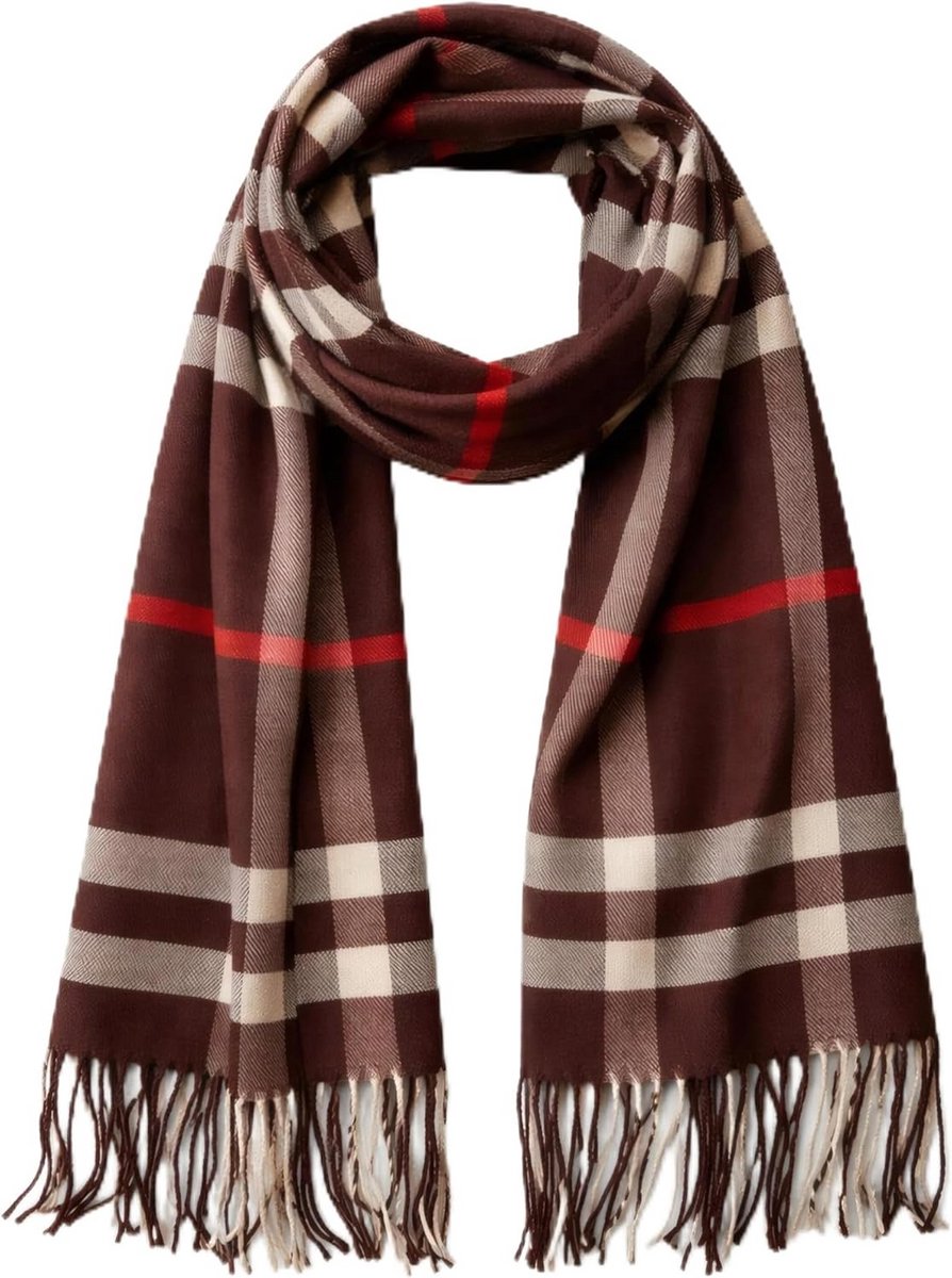 Geruite Sjaal - Zacht & Warm Uniseks Foulard voor Herfst en Winter
