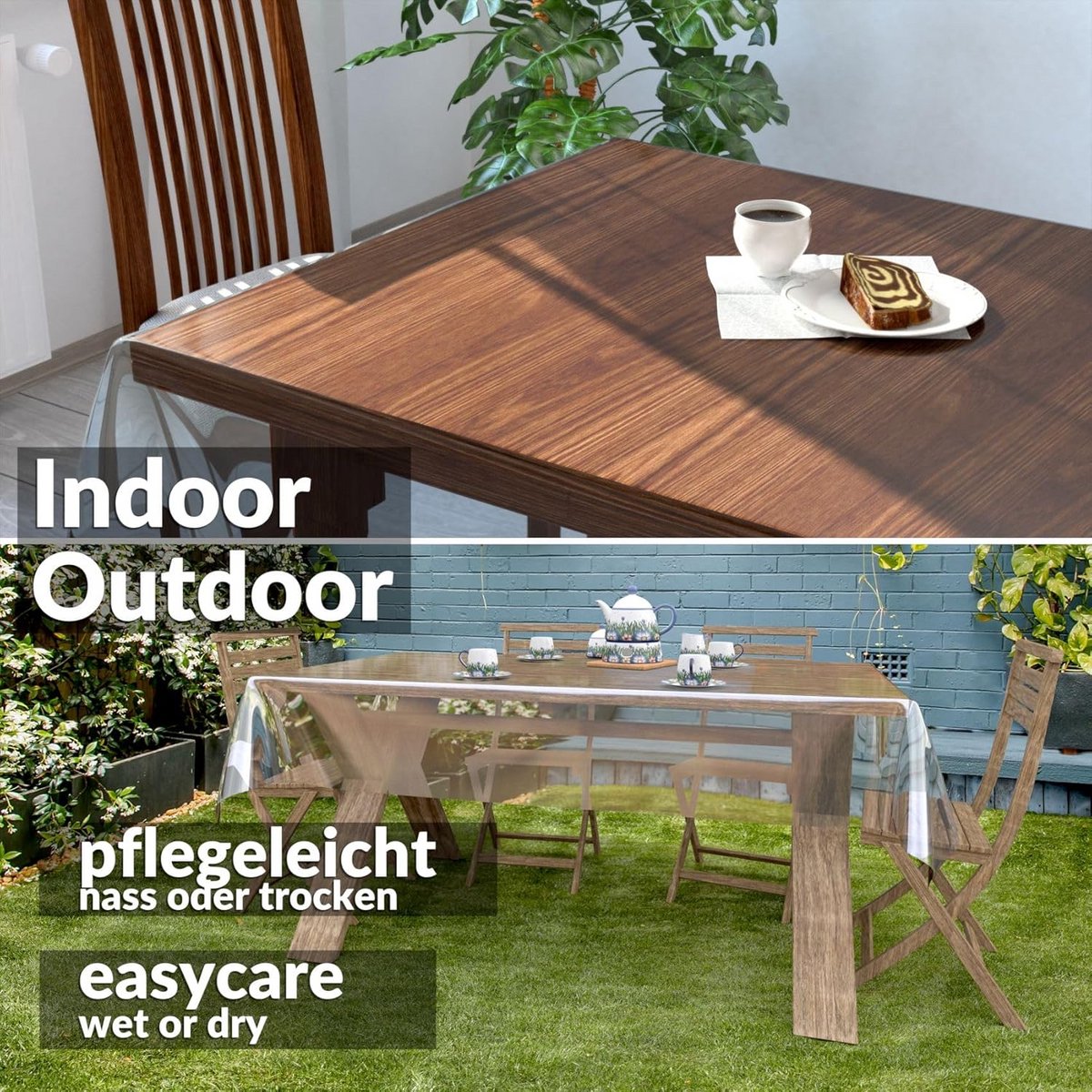 Transparant Tafelkleed 160 x 120 cm - Beschermende PVC Folie Glashelder
