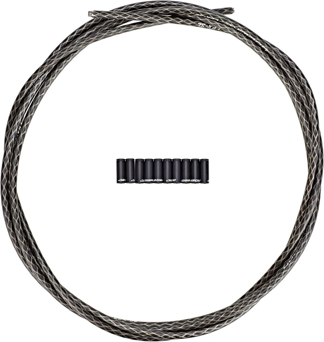 Schakelbare Buitenhoes Fiets Versnellingskabel 4,5mm Zwart 2,5 Meter