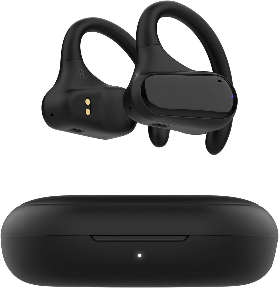 SNJY® Bone Conduction Headphone - Sporthoofdtelefoon Draadloos - Sport Oordopjes - Hardloop Oortjes - Zwart