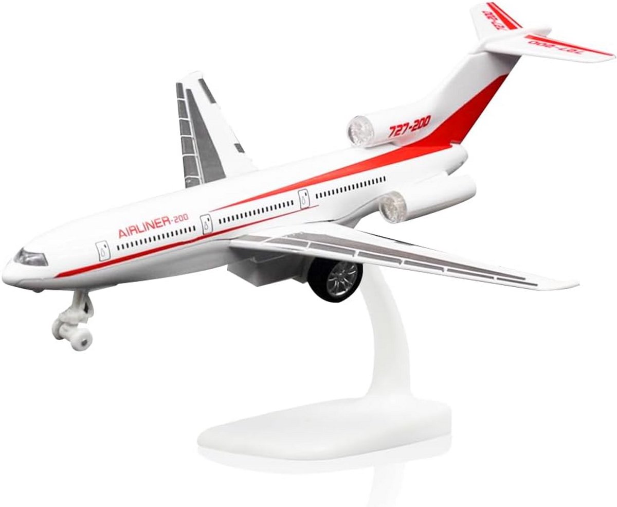 Diecast Vliegtuigmodel Schaal 1:400 met Standaard voor Kinderen en Verzamelaars
