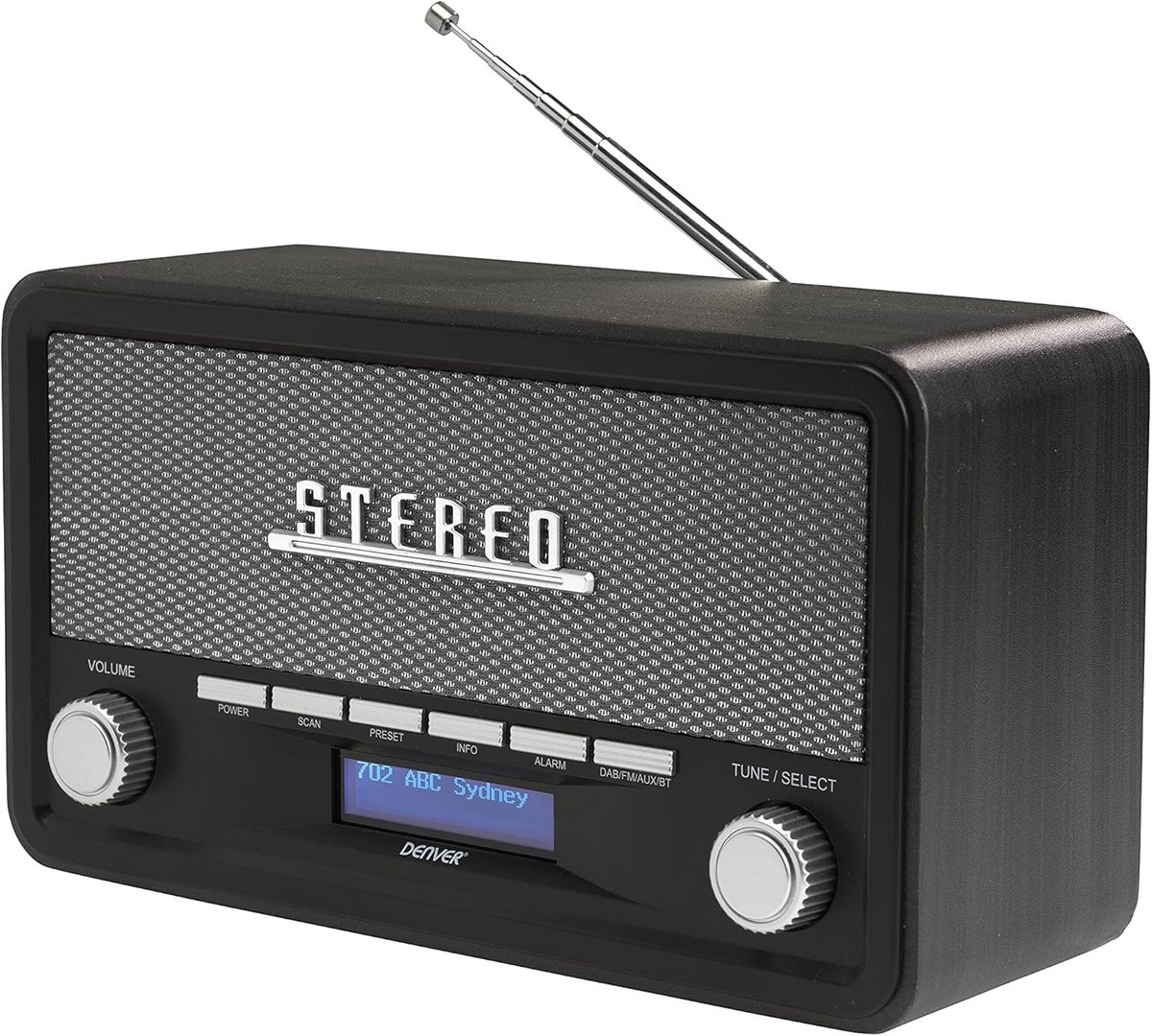 Digitale DAB+ FM Radio met Bluetooth en Alarmfunctie