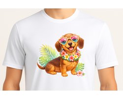 Cute Teckel Sunshine - T Shirt - DogLovers - DogLife - DogLove - PuppyLove - Hond - Hondenliefde - Pootjes - Hondenliefhebber