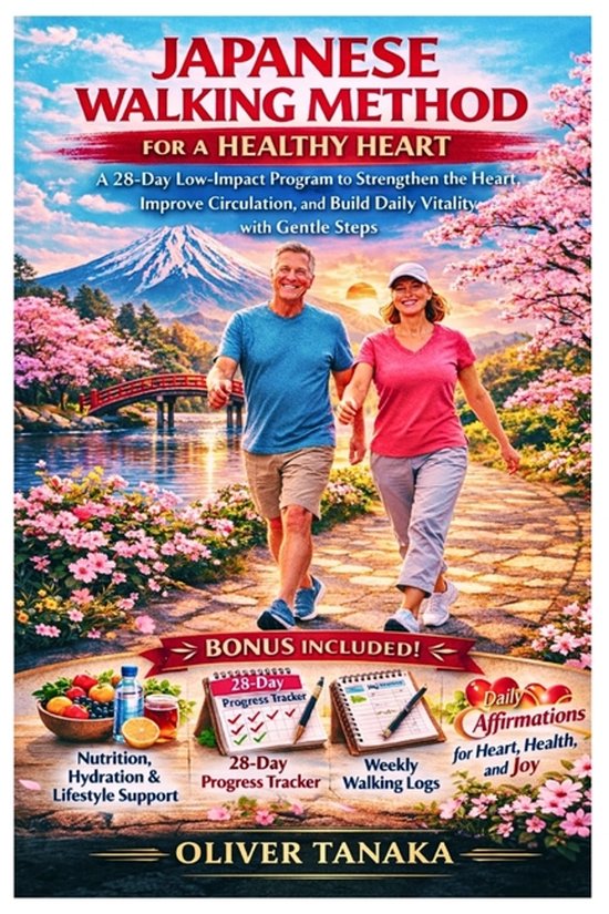 Japanese Walking Method for a Healthy Heart - cover