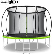 ZIPRO Jump Pro Premium - Trampoline met veiligheidsnet - Ø312cm 10FT - Voor kinderen - Inclusief Ladder - max. 150 kg - UV-bestendig