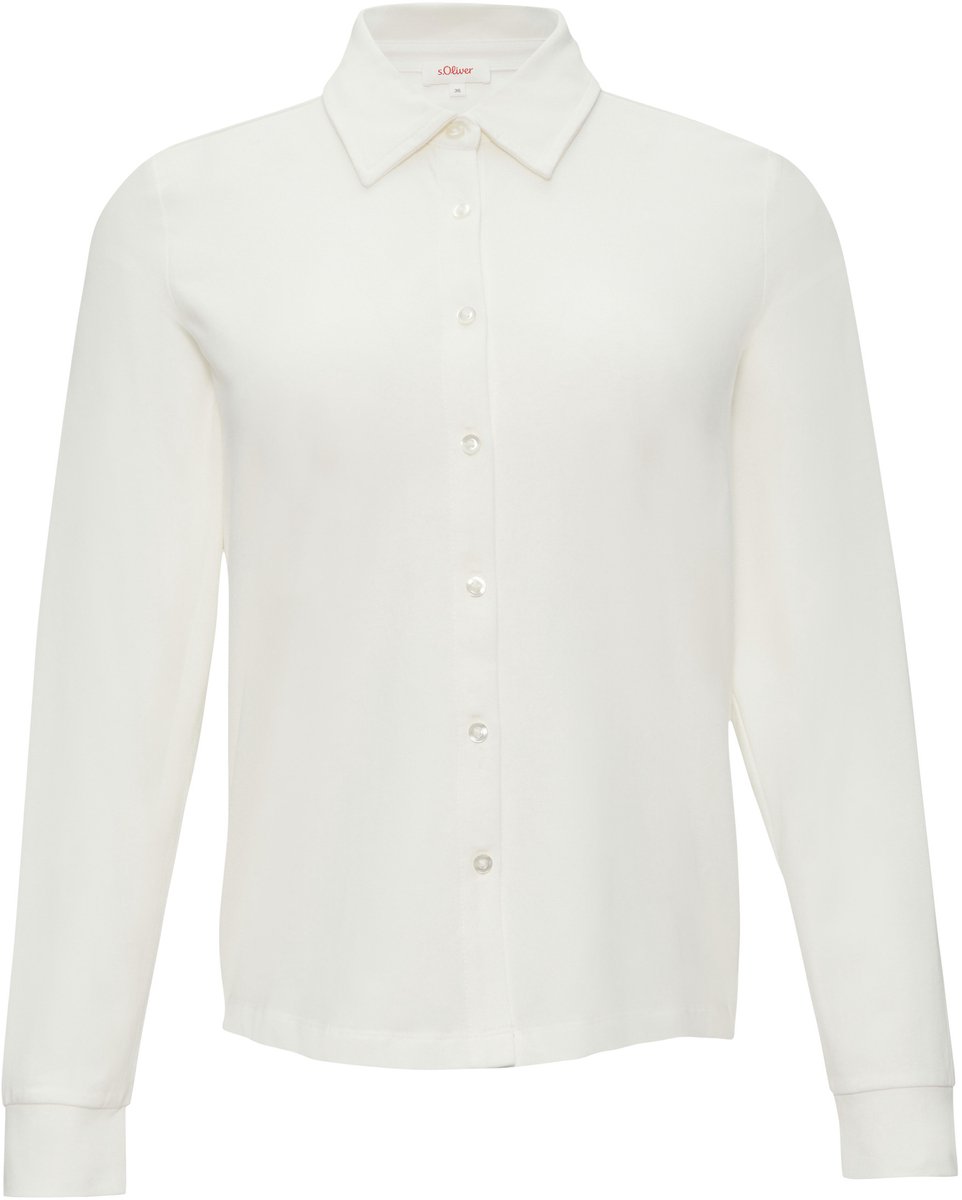 s.Oliver - female - Overhemdblouse van jersey