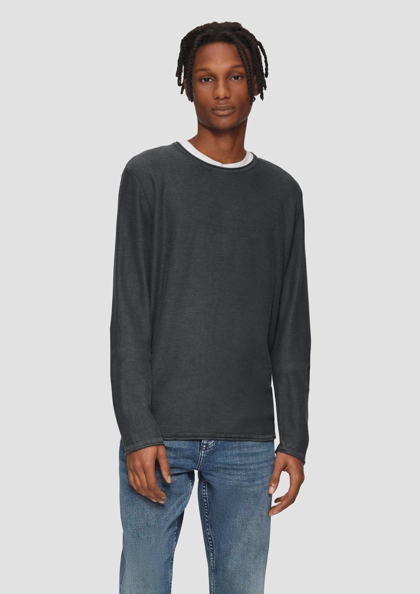 Q/S designed by - Pull - Maat S - Mannen - 5883 BLUE - katoen