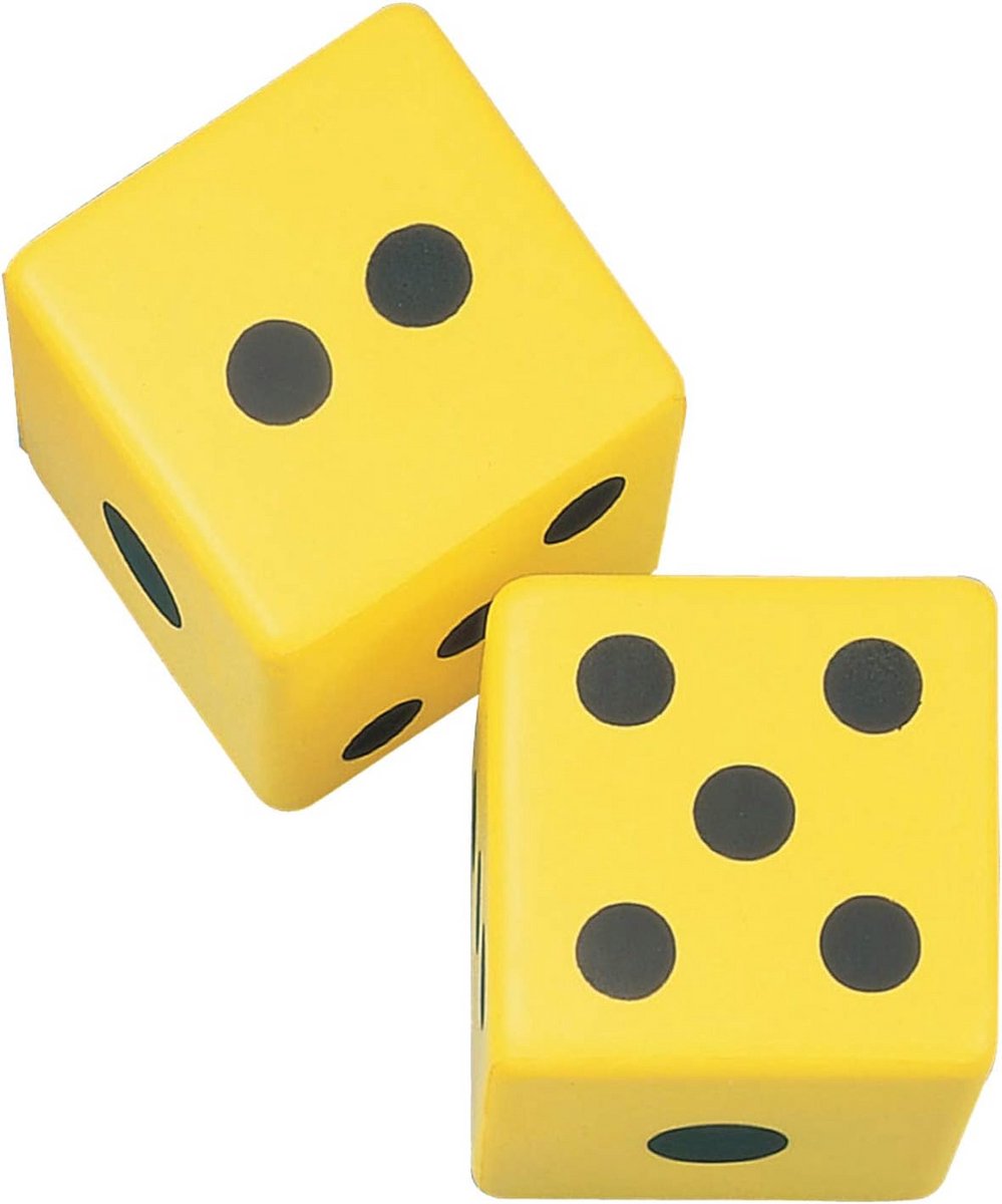 Gecoate Schuimstof Kubus 15,2 cm voor Spel en Educatie