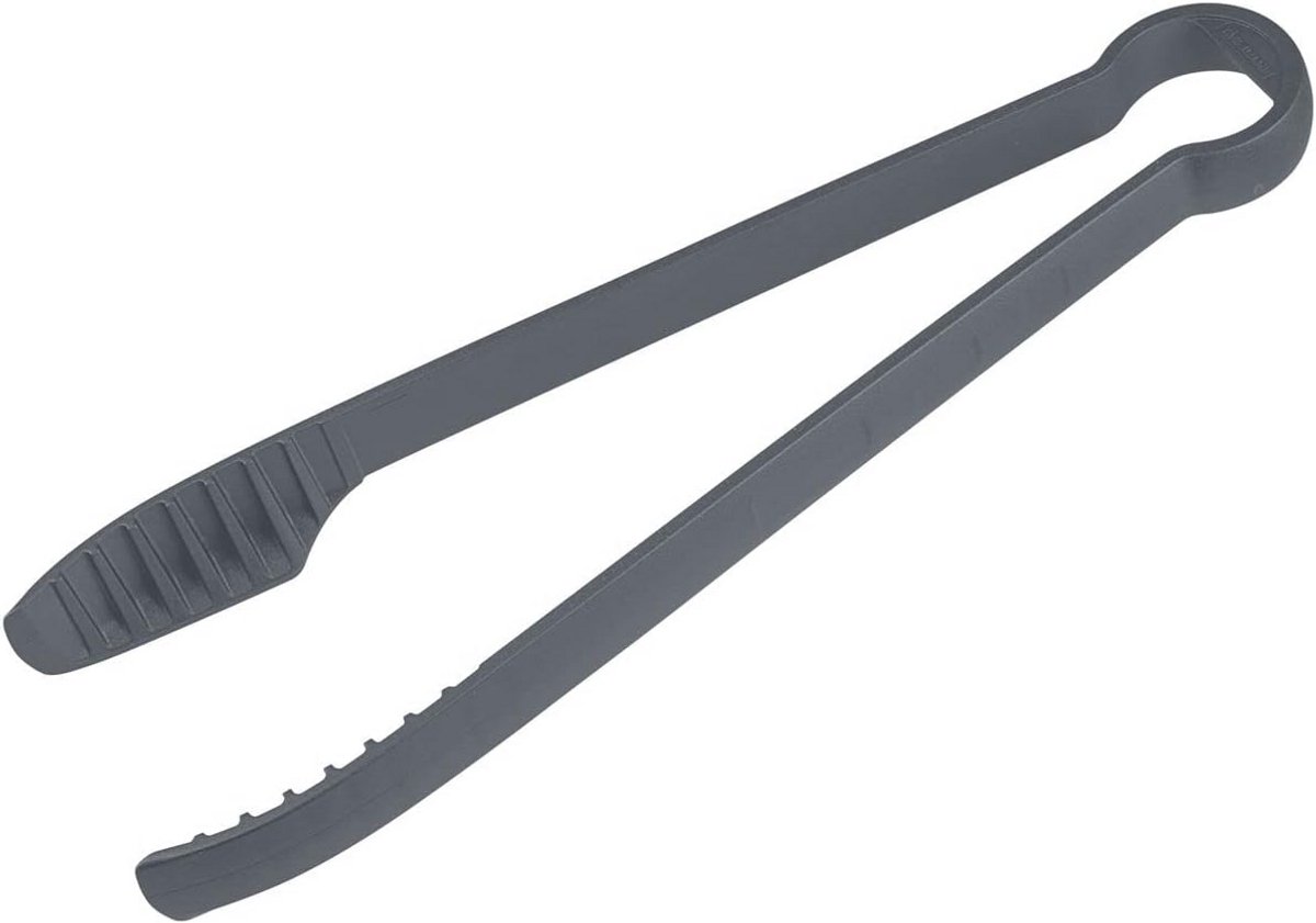 Professionele Kunststof Grilltang Zwart 32,5 cm