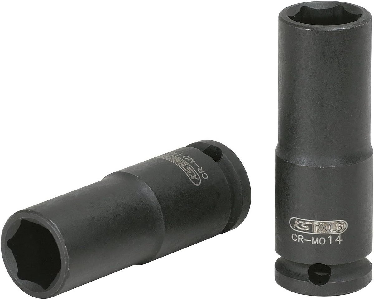 Krachtdopsleutel Zeskant 3/8" Lang Model 8mm voor Zwaar Gebruik