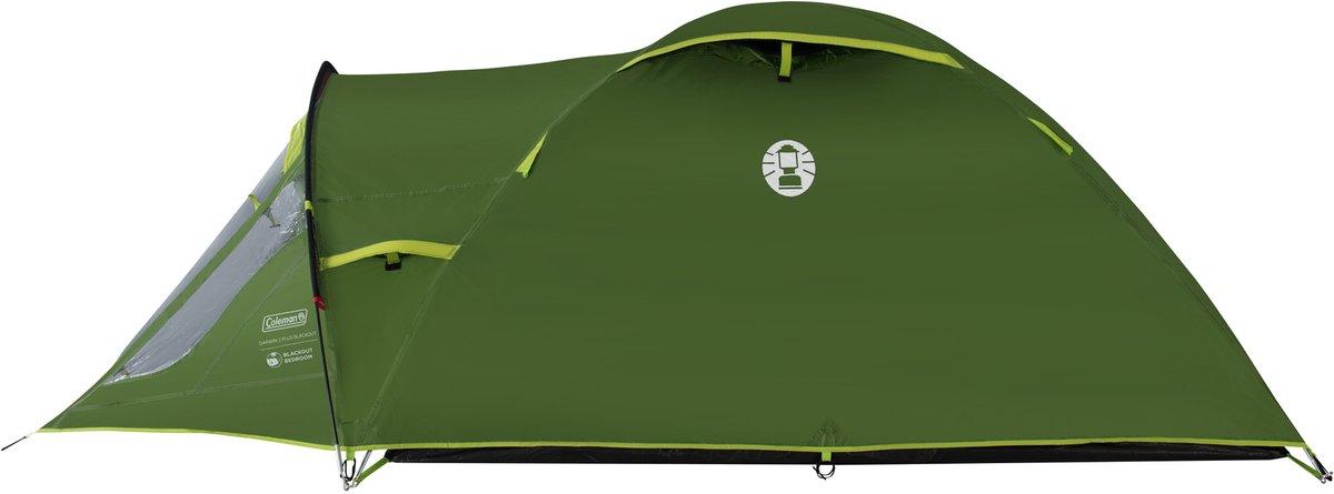 Coleman Darwin 2 Plus BlackOut Tent – 2 Persoons koepeltent - Blackout Bedroom technology – Met luifel - Groen – foto 2