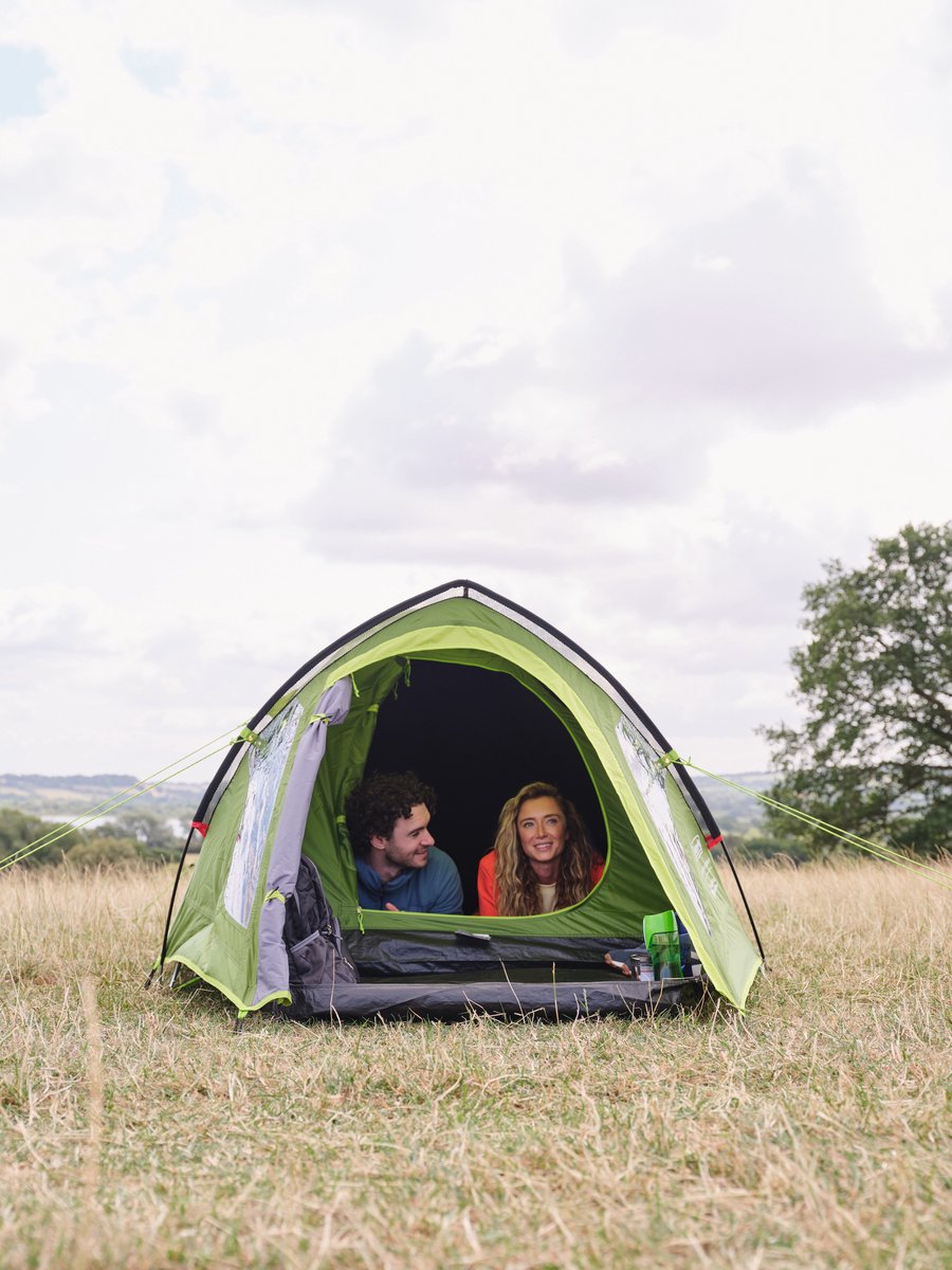 Coleman Darwin 2 Plus BlackOut Tent – 2 Persoons koepeltent - Blackout Bedroom technology – Met luifel - Groen – foto 6