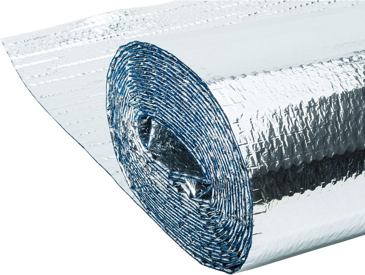 3-laags Isolatiefolie met Luchtbellen voor Warmte en Koude Bescherming (8 m²)