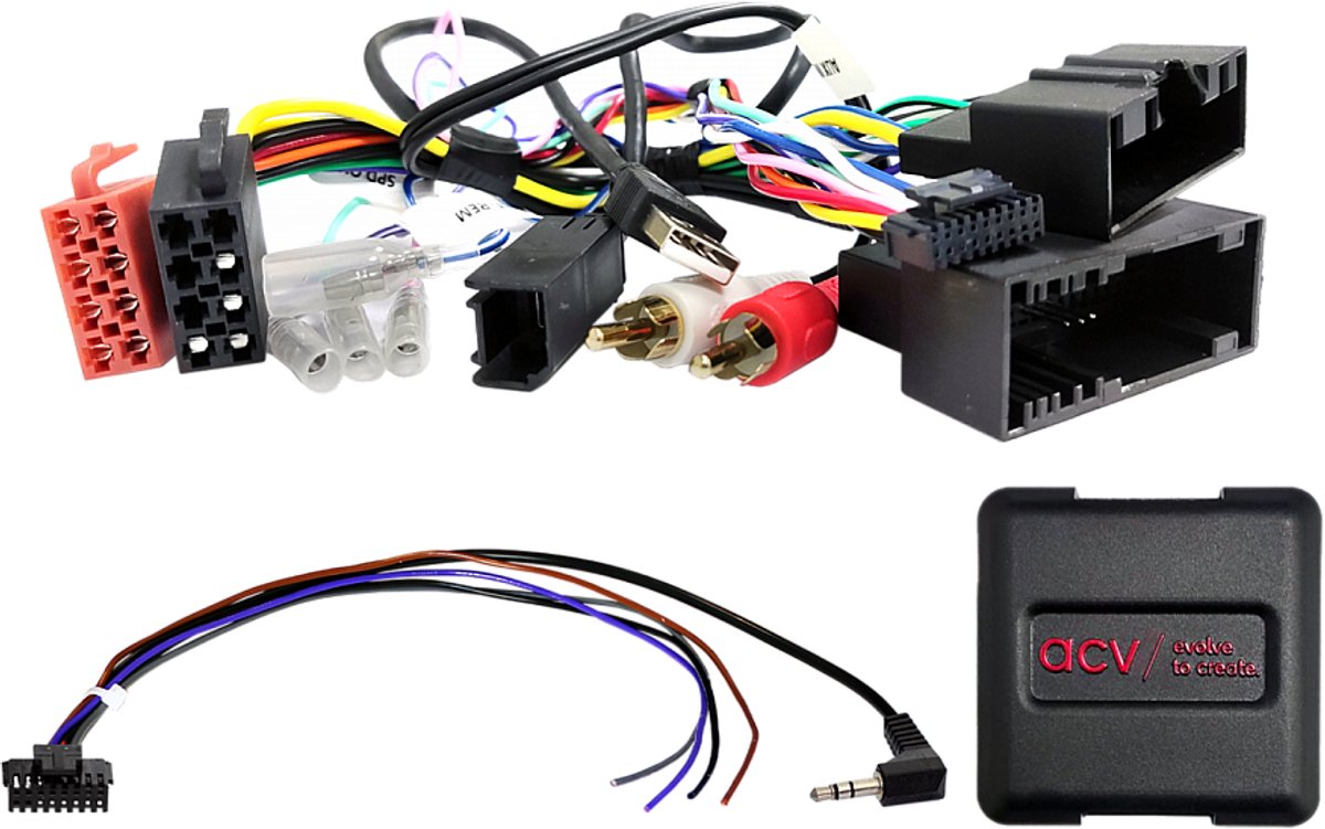 Stuurwiel bediening Ford diverse voertuigen 24-pins multilead USB/AUX