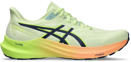 Asics GT 2000 12 - Hardloopschoen - Groen/Geel/Oranje - Maat 45 - Mannen