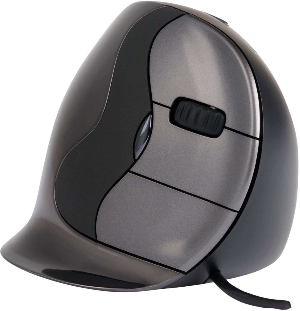 BakkerElkhuizen Evoluent D Mouse L Muis USB 6 Toetsen 800 dpi, 1600 dpi, 2400 dpi, 3200 dpi