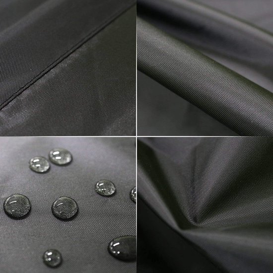 Karrenhoes - Stofhoes - Waterdichte karrenhoes - Beschermhoes voor campingkar - Karrenhoes - 97*61*56 cm - Met trekkoord - Waterdicht en stofdicht - Gemaakt van Oxford-stof - Geschikt voor strand, sport en kamperen - Zwart van Merkloos	 — afbeelding 2