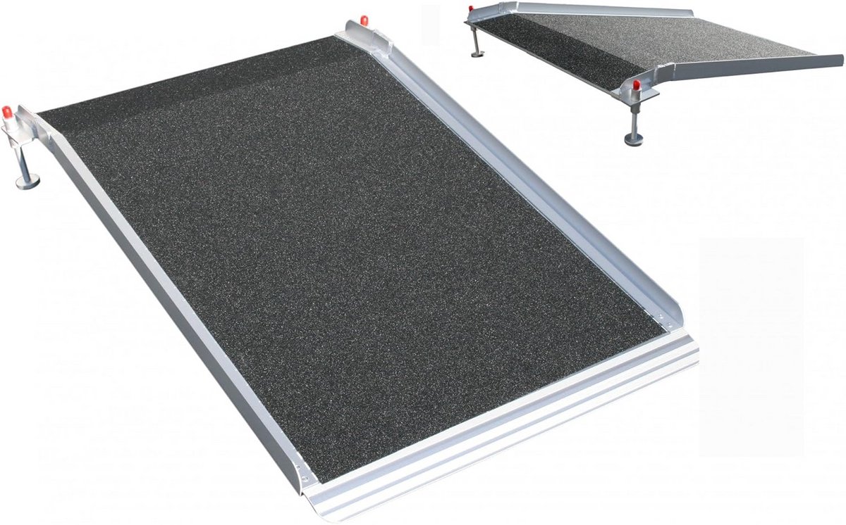 Verstelbare Aluminium Rolstoelhelling 150 cm voor Trappen en Drempels