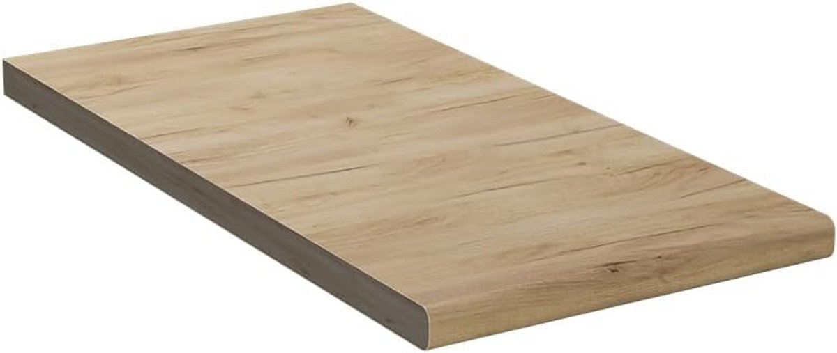 Keukenwerkblad Robuust 30 cm - Eikenhouten Look - Universeel Montageklaar